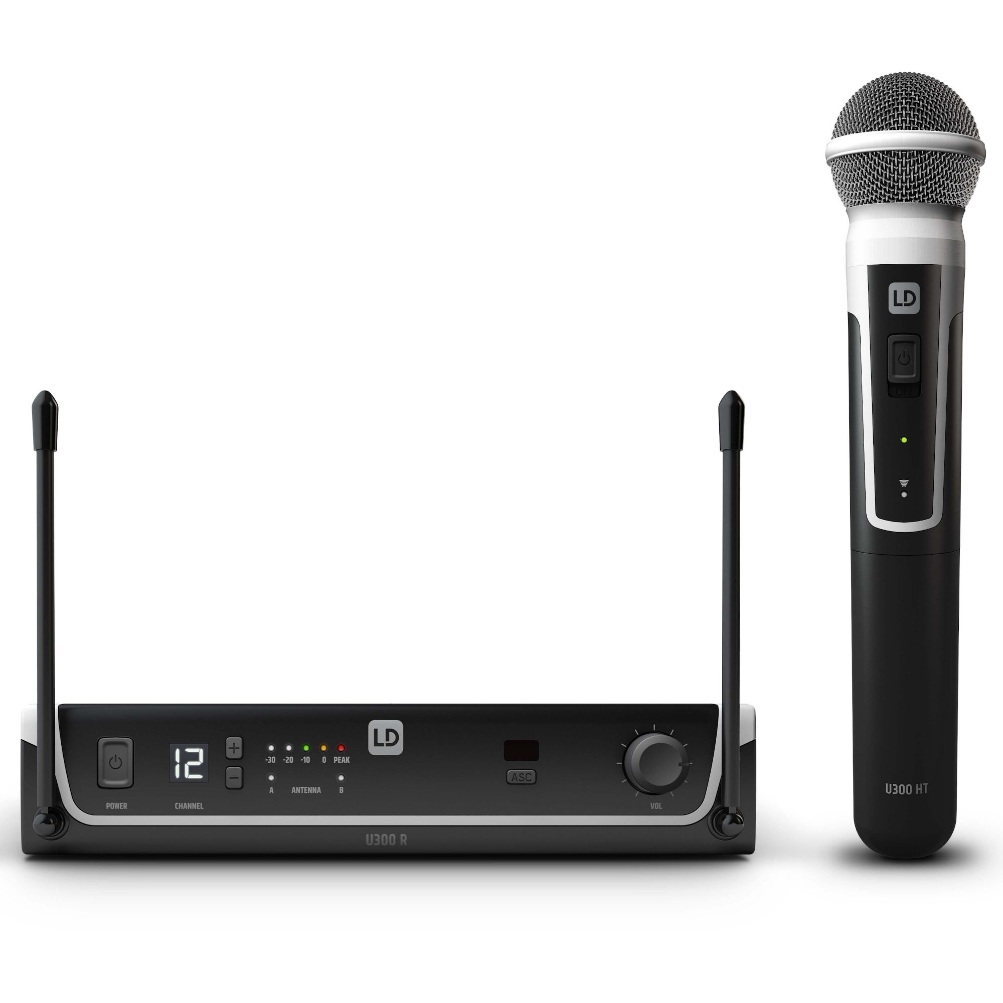 LD Systems U308 HHD draadloze handheld (bandgap+ISM)
