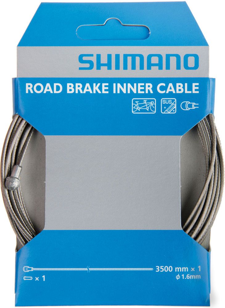 Shimano Rennrad/Tandem Edelstahl SUS Bremszug 1,6mm x 3500mm kaufen | Bike-Discount
