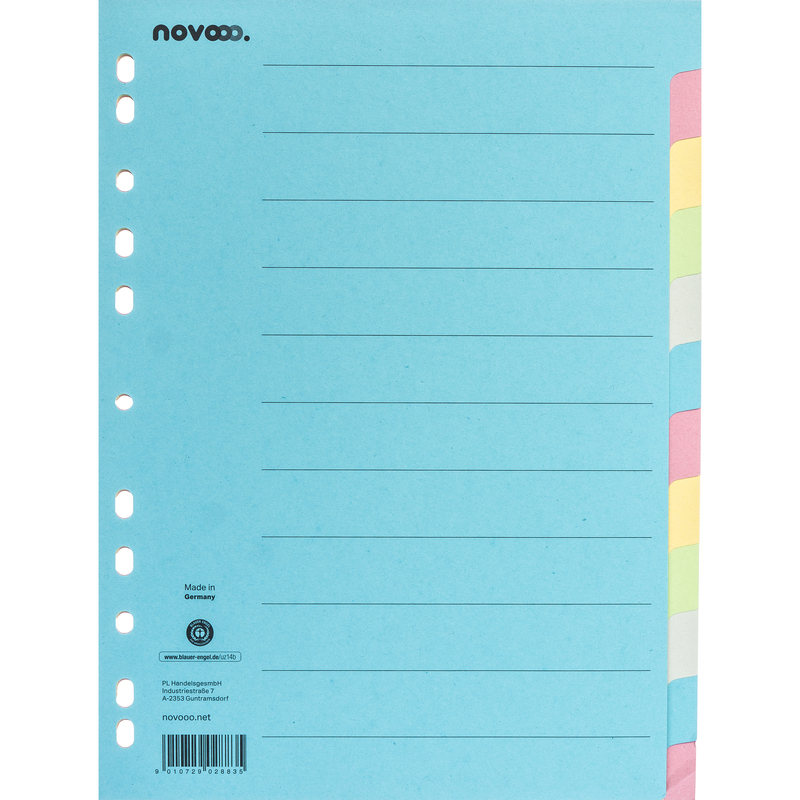novooo Register, A4, 12-teilig