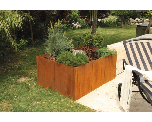 Klassieke verhoogde tuinbak Bellissa Pannello bouwpakket zonder bodem 116 x 80 x 50 cm