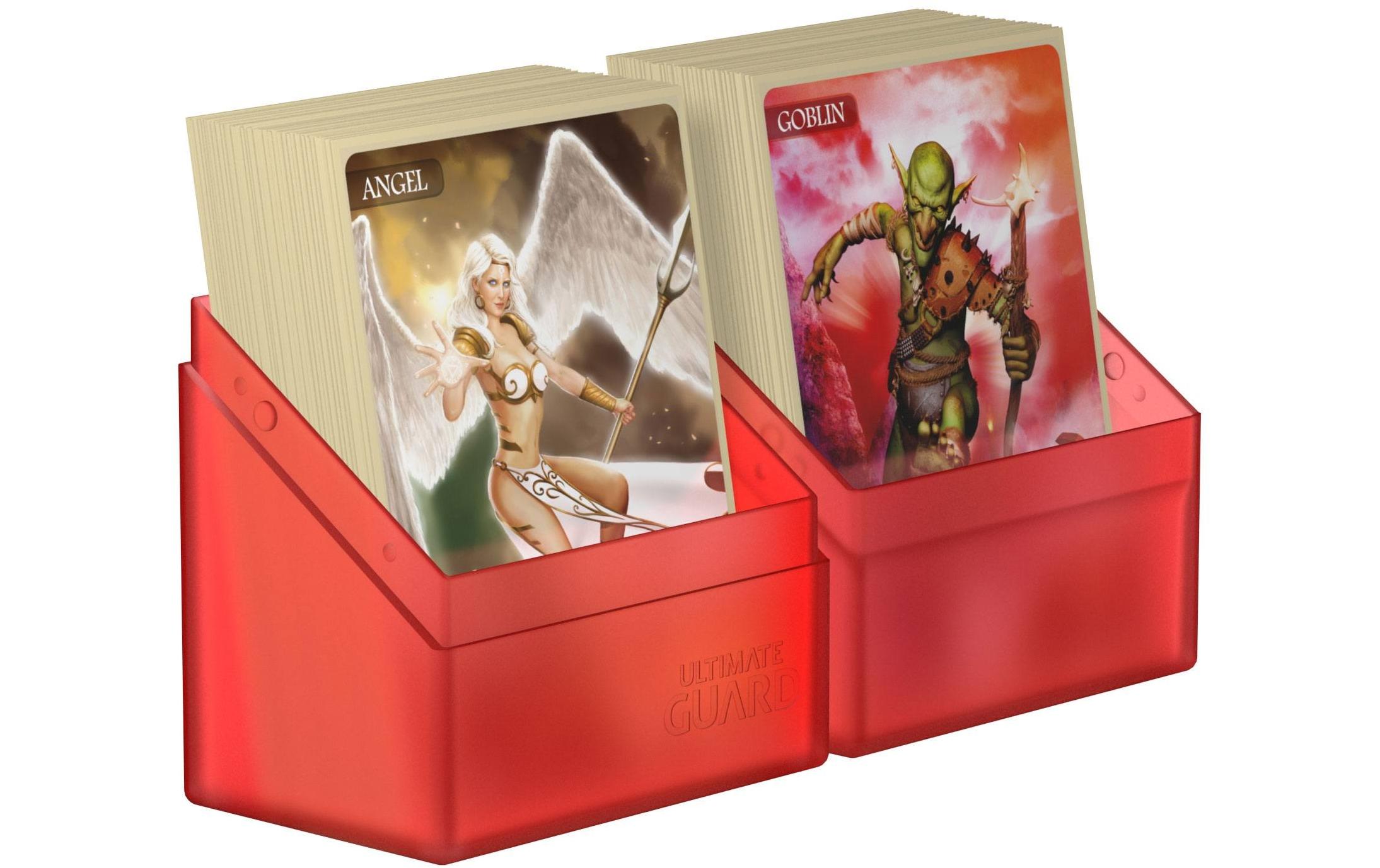 Kartenbox Boulder Deck Case Standardgrösse 60+ RubyHandliche und feste Kartenbox mit Soft-Touch-Oberfläche