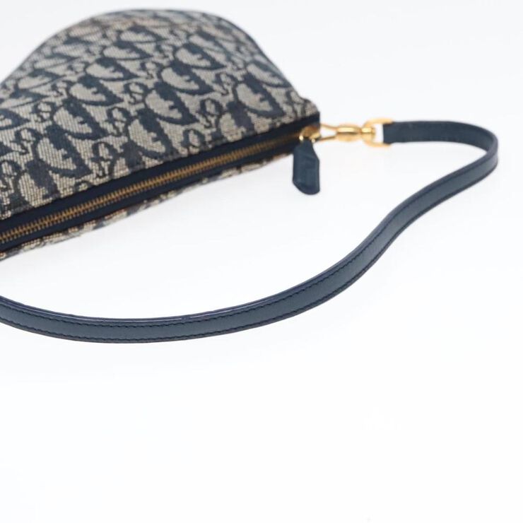 Dior Vintage Dior Saddle Bag Navy