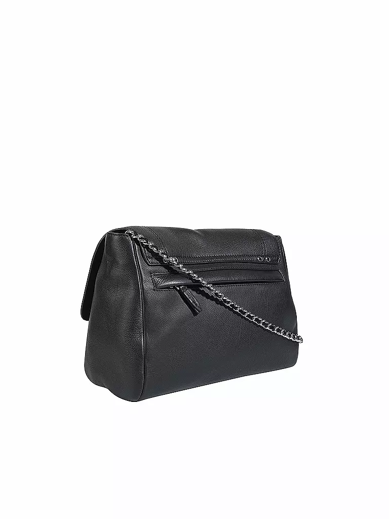 JEROME DREYFUSS Ledertasche - Umhängetasche Lulu M schwarz