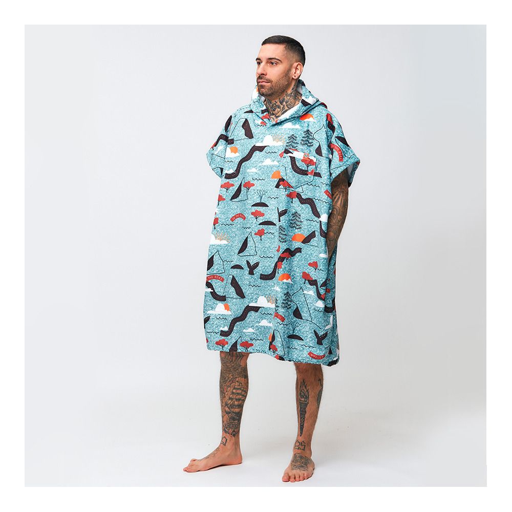 After Essentials SKETCHBOOK - Poncho blue