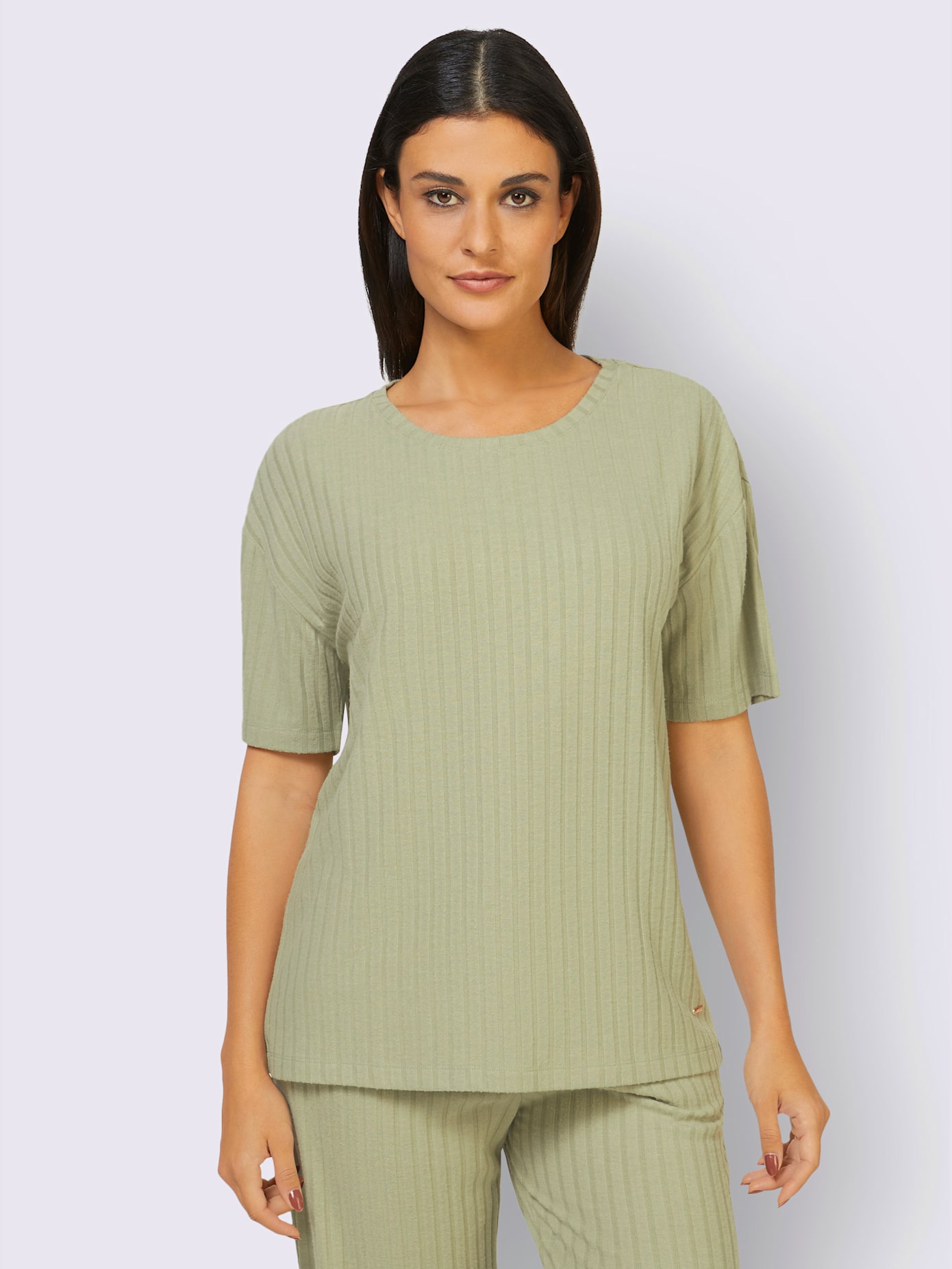T-shirt qualité côtelée confortable