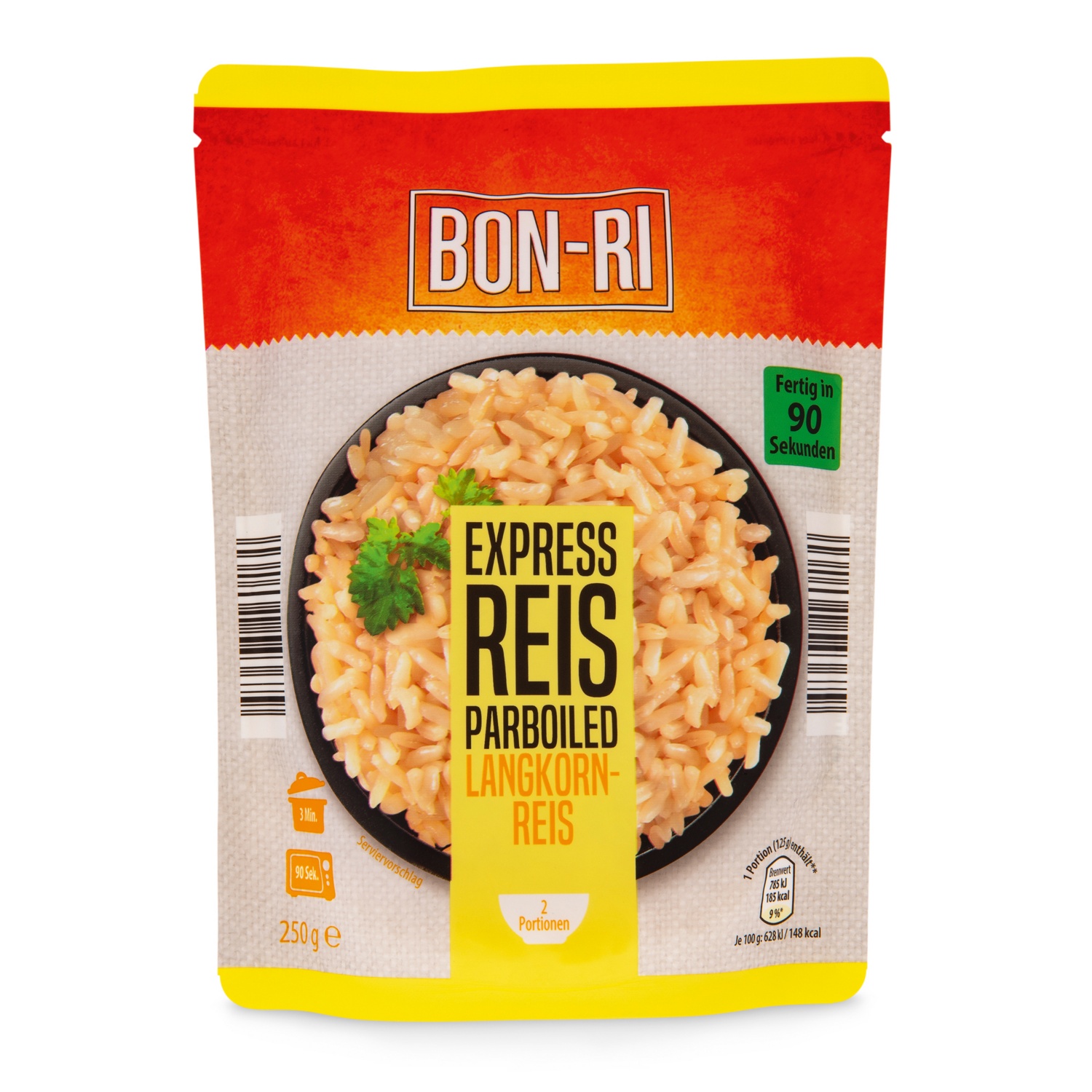 BON-RI Express-Reis pur, Langkornreis 250 g