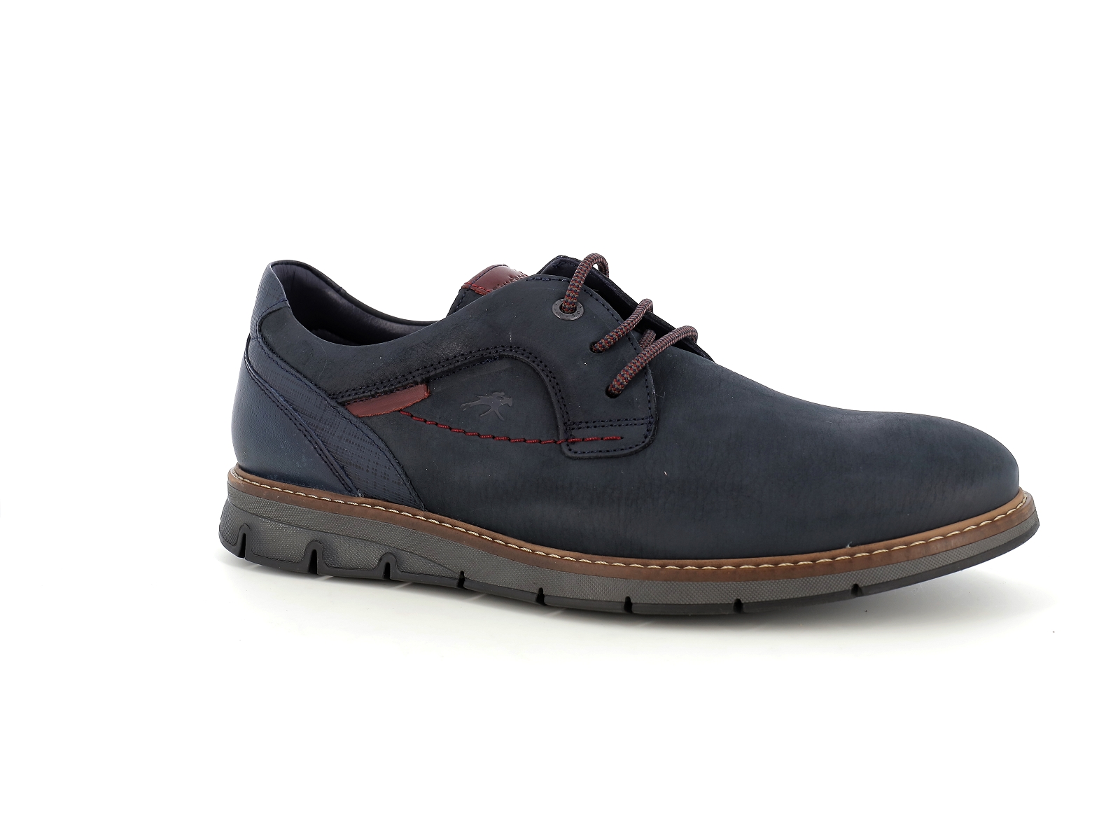 Fluchos-F0974 Cuir gras Marine