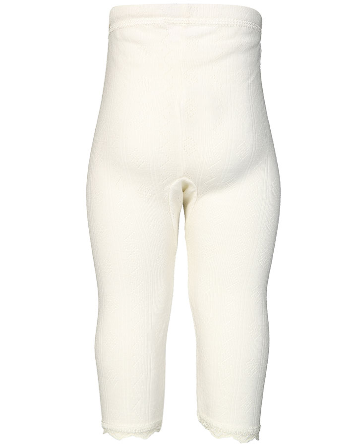 Leggings SOFT mit Wolle und Seide in off white