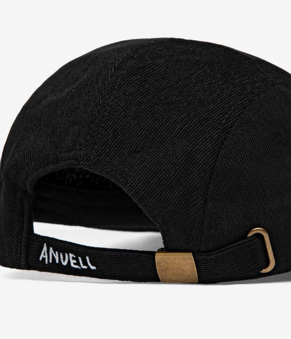 Anuell Riedam Cord 5 Panel Cap (black)