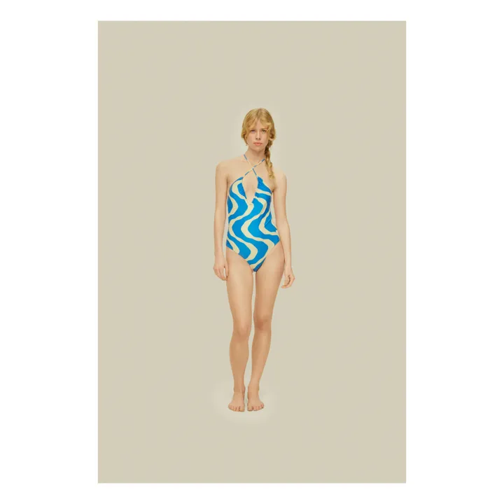 OAS Maillot 1 pièce Rippling Iodio | Bleu
