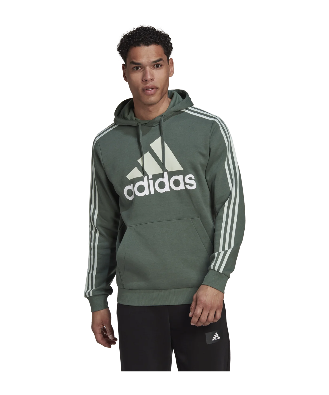 adidas Essentials Fleece Hoody Grün