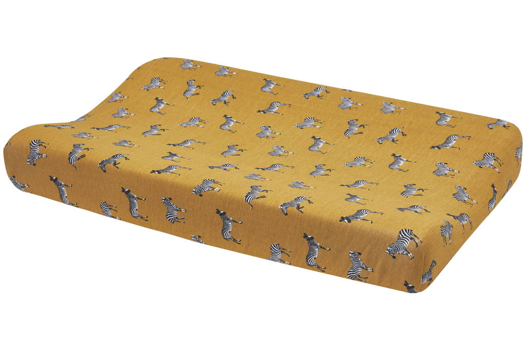 Mooiaankleedkussenhoes Zebra animal honey gold