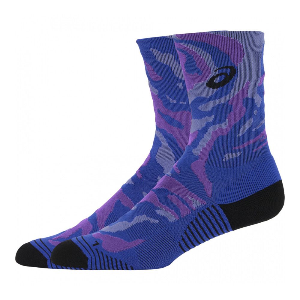 Asics COLOR CAMO RUN - Chaussettes eggplant/blue violet/cyber grape