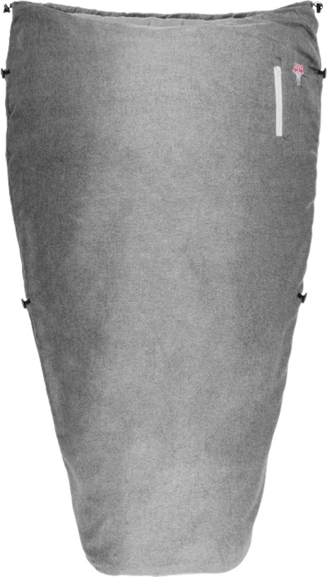 Grüezi Bag Feater - The Feet Heater Grey Melange beheizbarer Zusatzsack