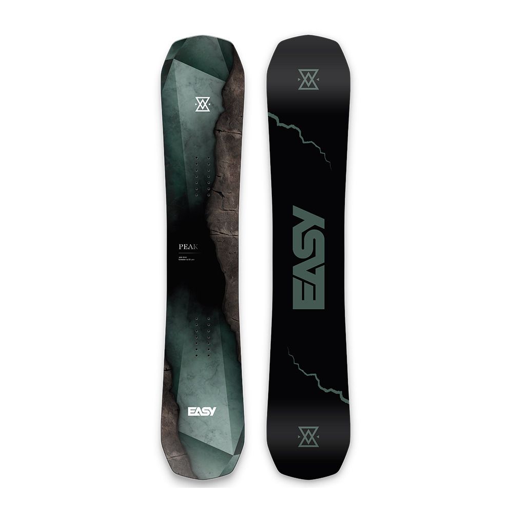 Easy Snowboard PEAK - Snowboard all-mountain Homme green/black