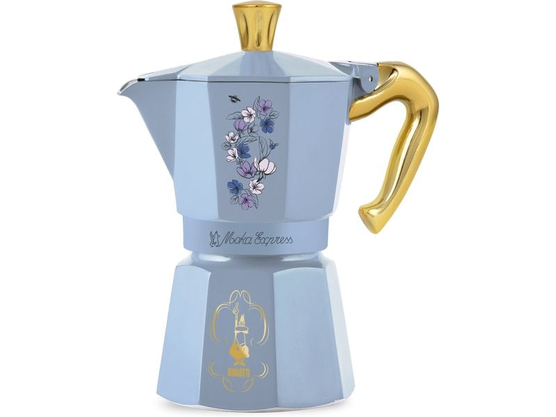 Bialetti Espressokocher Bridgerton Moka Express 6 Tassen Kanne Bridgerton