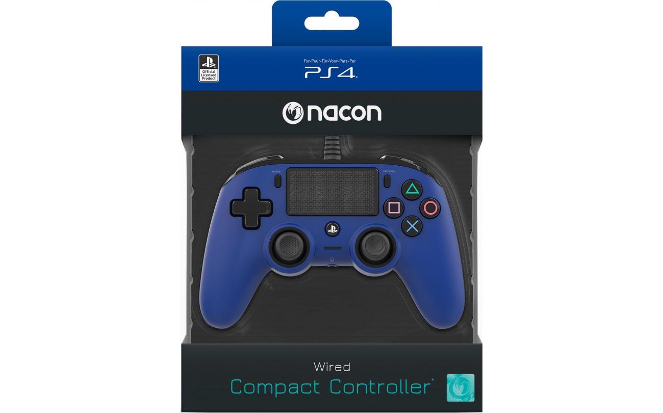 PS4 Nacon Wired Official Controller Blauw