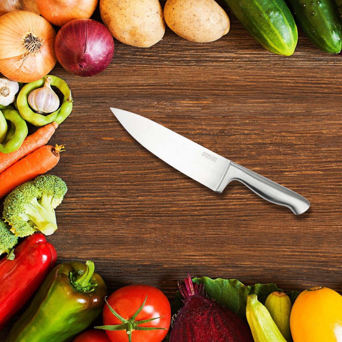 Couteau de chef 33 cm en inox Star
