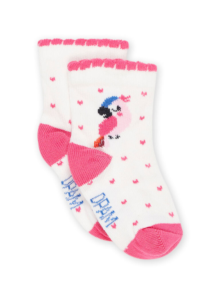 Chaussettes à imprimé coeurs