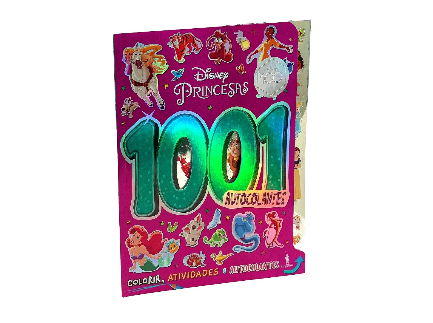LIVRO 1001 AUTOCOLANTES PRINCESAS DE: DISNEY