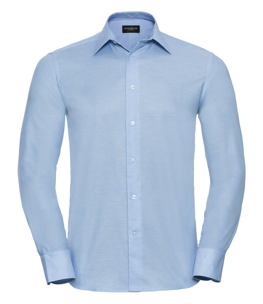 Russell Europe R-922M-0 - Chemise Oxford Élégante à Manches Longues