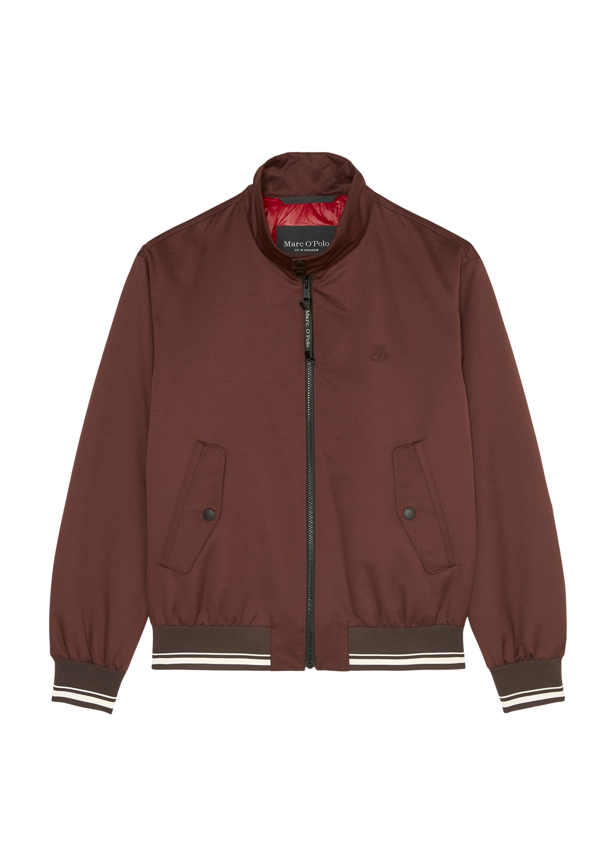 Blouson-Jacke regular mit Biker-Kragen