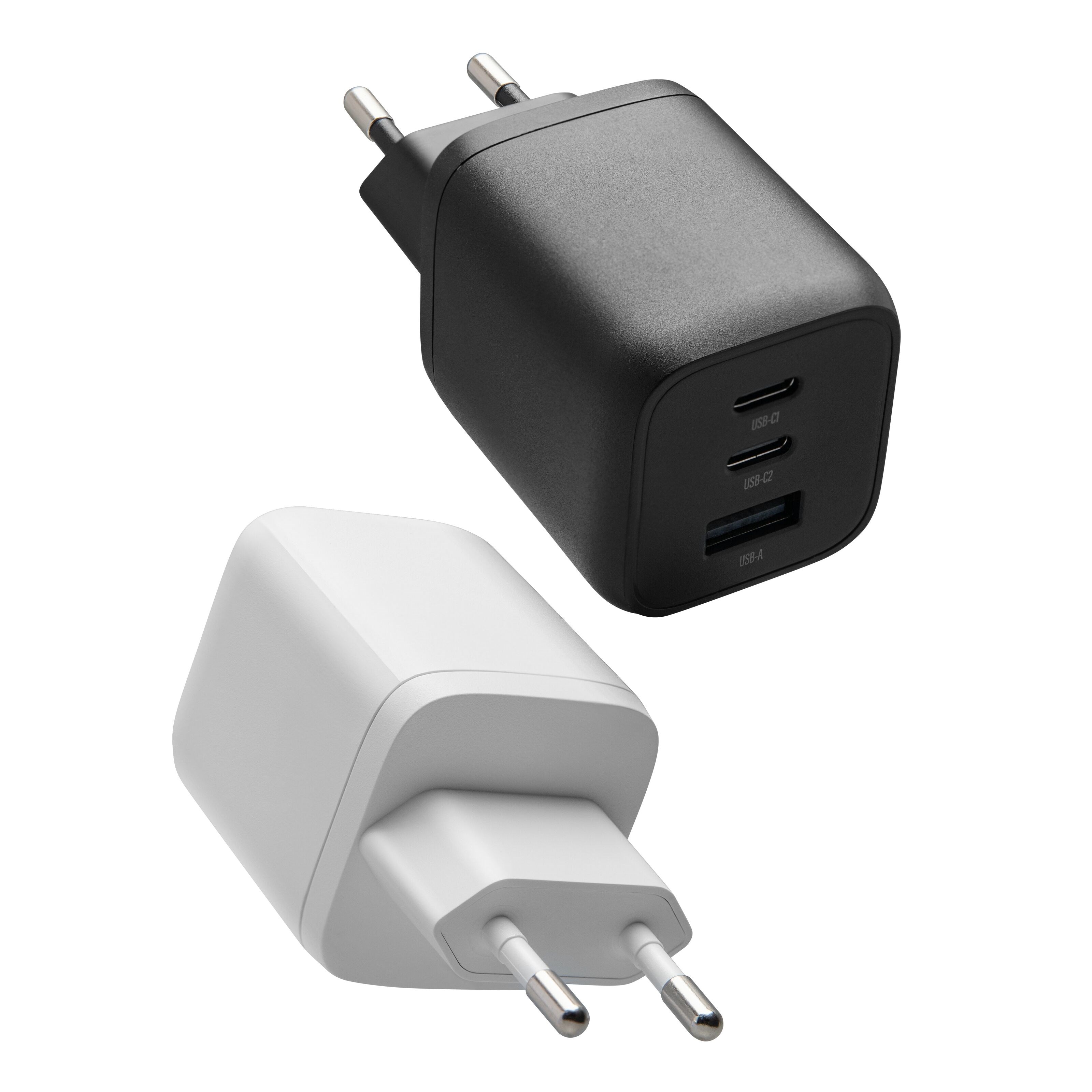 Linocell Premium GaN USB-C lader med PD 65 W Svart