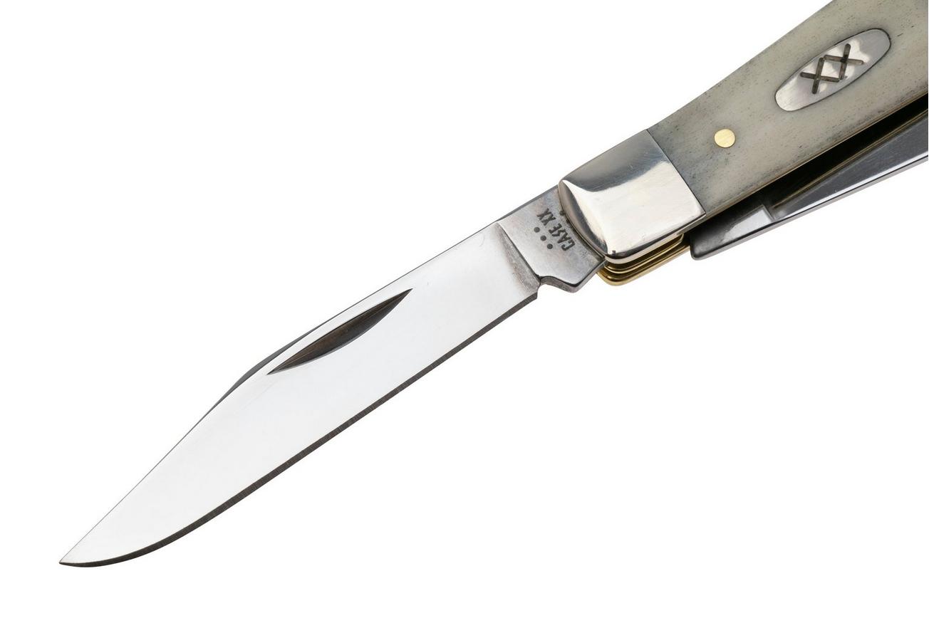 Case Medium Stockman 13311 Smooth Natural Bone 63032 SS, zakmes