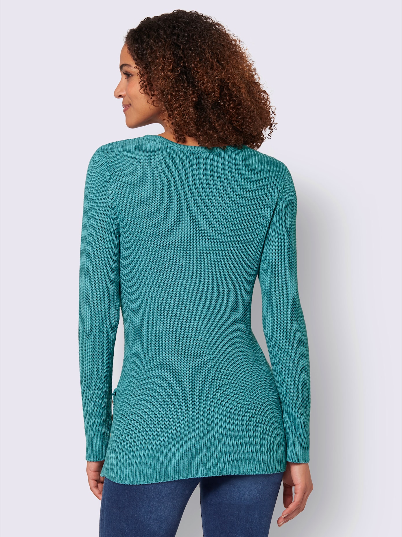 Pull encolure ronde 50% coton