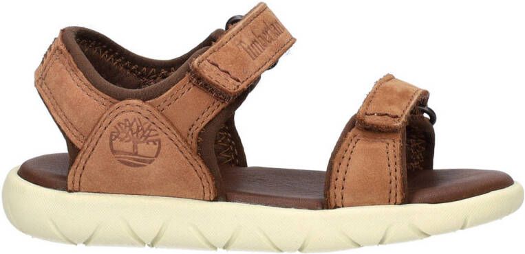 Timberland Nubble nubuck sandalen cognac Bruin Effen 37