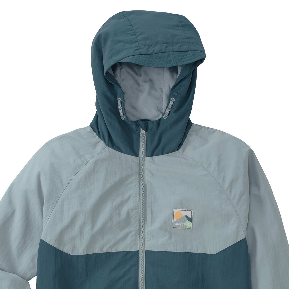 Jungen Jacke mit Farbteilern dunkelblau / hellblau