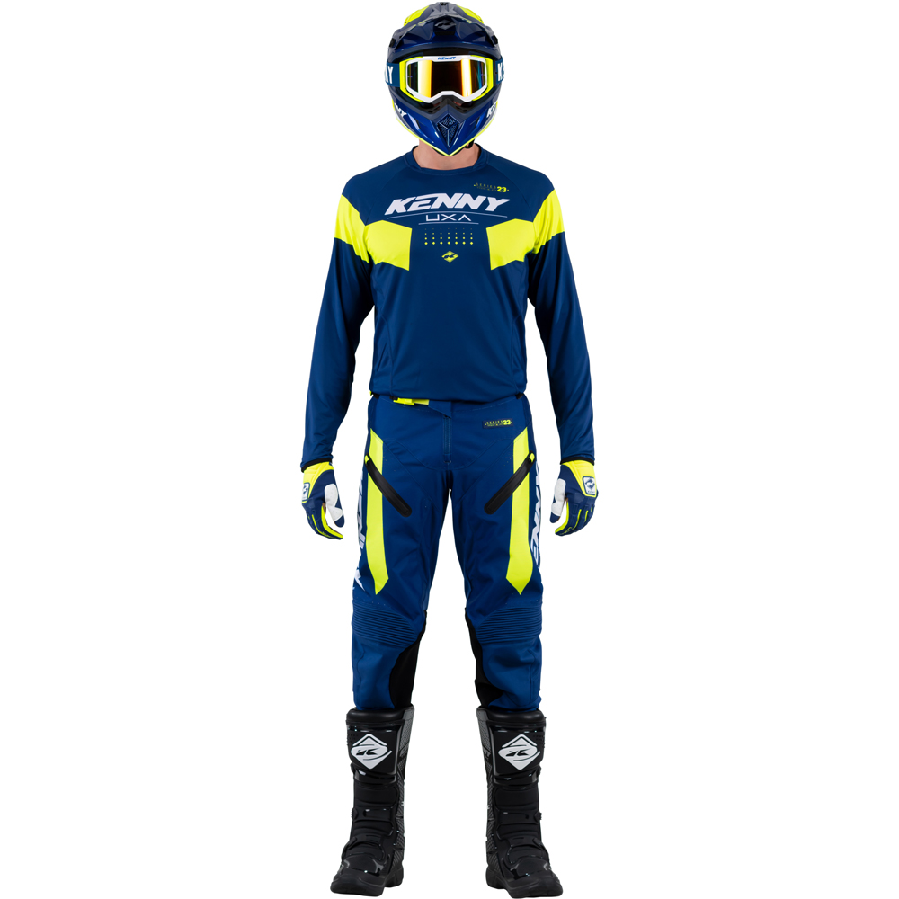 Kenny - Maillot Titanium Solid - 2023 Navy / Jaune