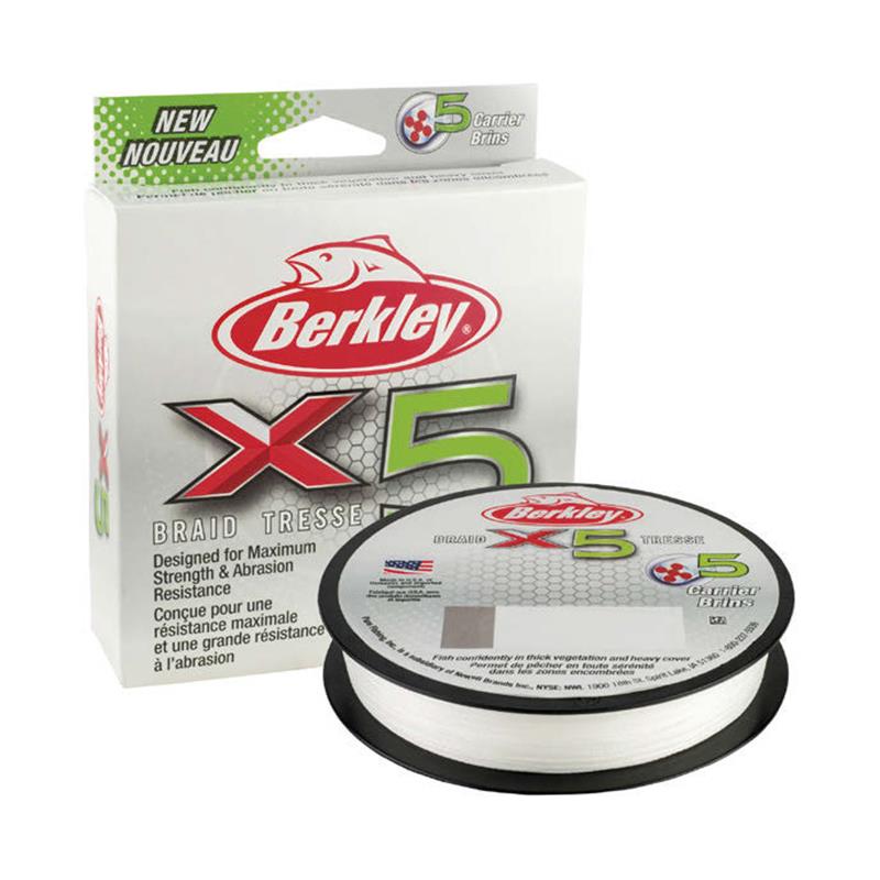 Tresse Berkley X5 Braid Crystal - 2000M - Cristal