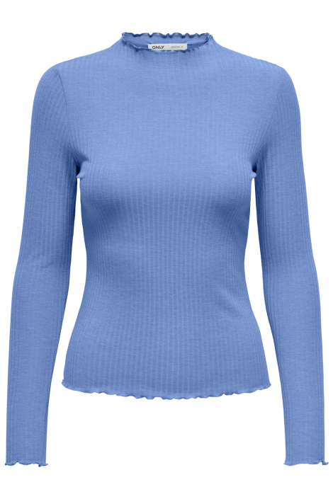 Only blauwe dames t-shirt
