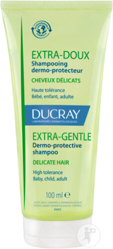 Ducray Extra-Doux Shampoing Dermo-Protecteur Usage Fréquent Haute Tolérance 100ml