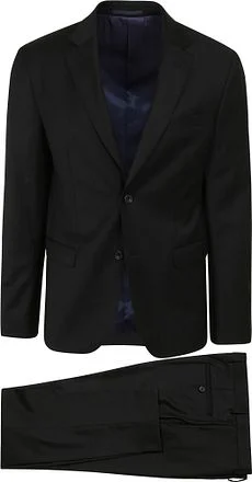 Suitable Kostuum Toulon Serge Wol Uni Zwart SPE231028TO05ST-990 black kopen