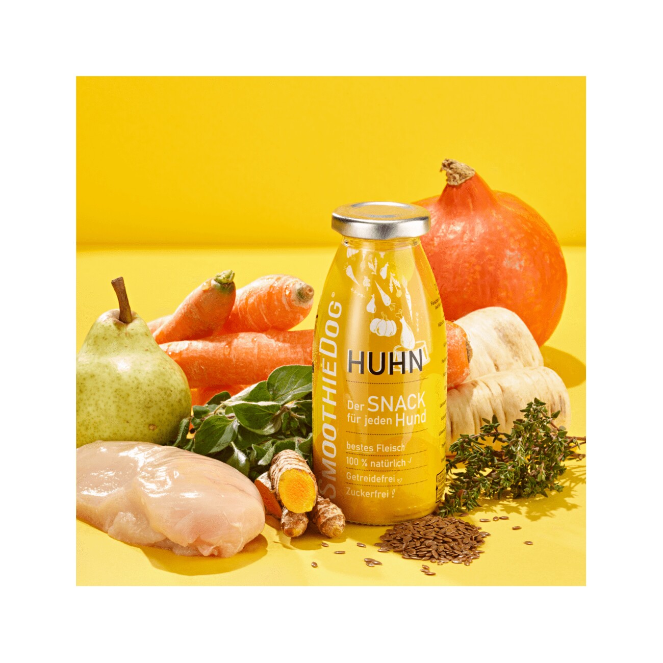 SmoothieDog Huhn 3x 250 ml + Trinkpause 3x 250 ml