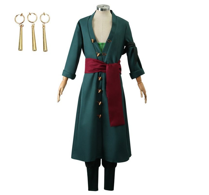 Feravin - One Piece Roronoa Zoro Cosplay Kostuumset