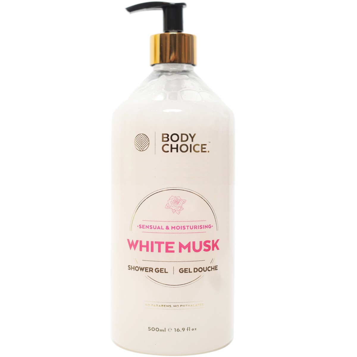 Gel douche hydratant - Musc blanc - 500 ml