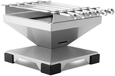 THÜROS T1 Schaschlikgrill Holzkohle Edelstahl
