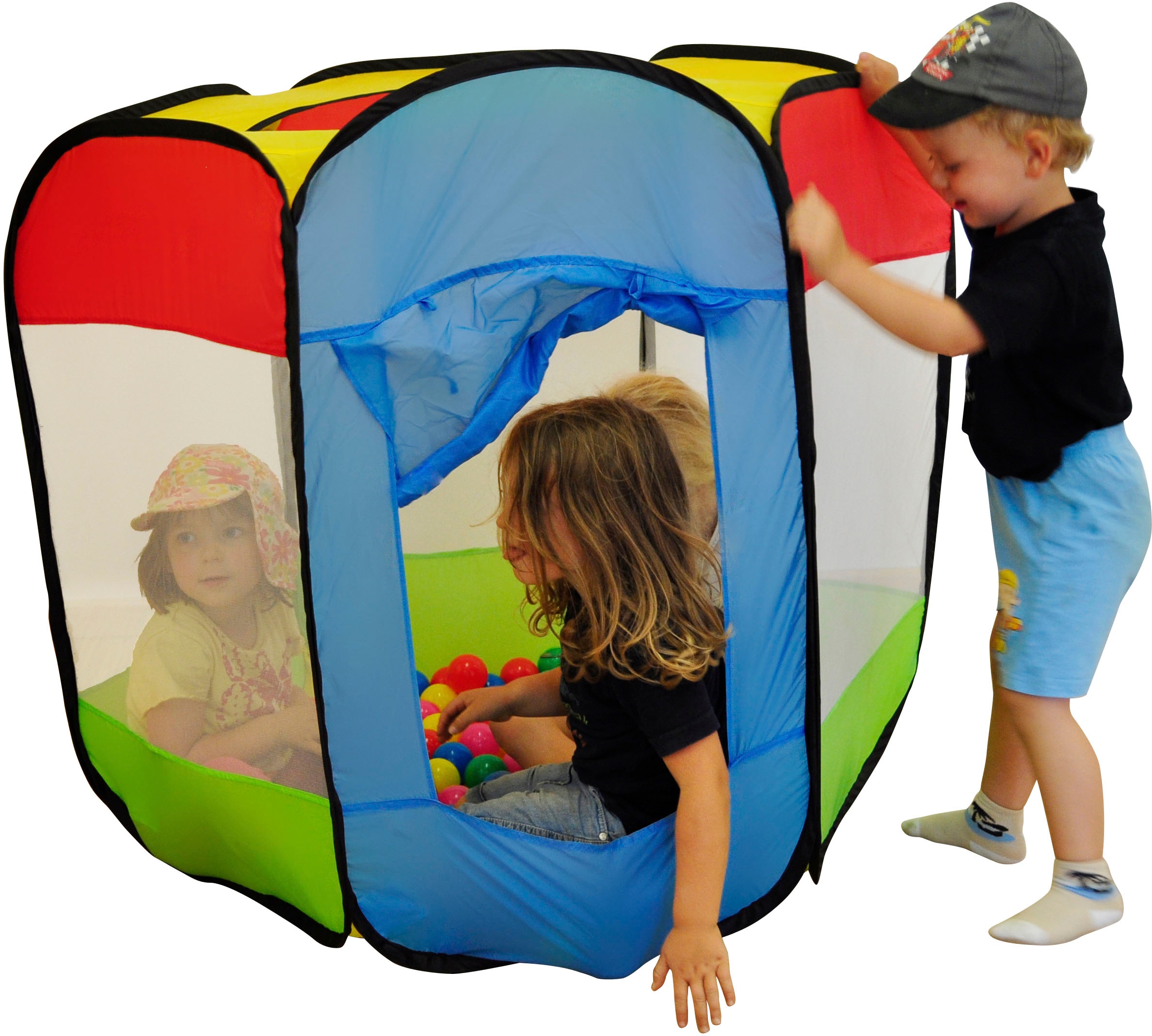 Knorrtoys® Spielzelt »Bendix« sechseckiges Zelt; Seitenwände aus Gaze