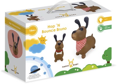 Happy Baby Hop 'N Bounce Bruno Hoppedyr Hund