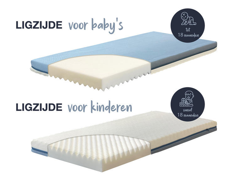 2-in-1 baby- en kindermatras Lalelu