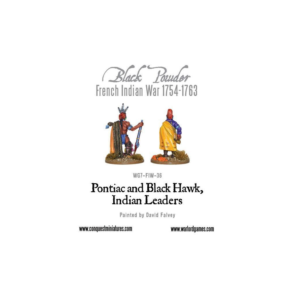 Pontiac & Black Hawk, Indian Leaders