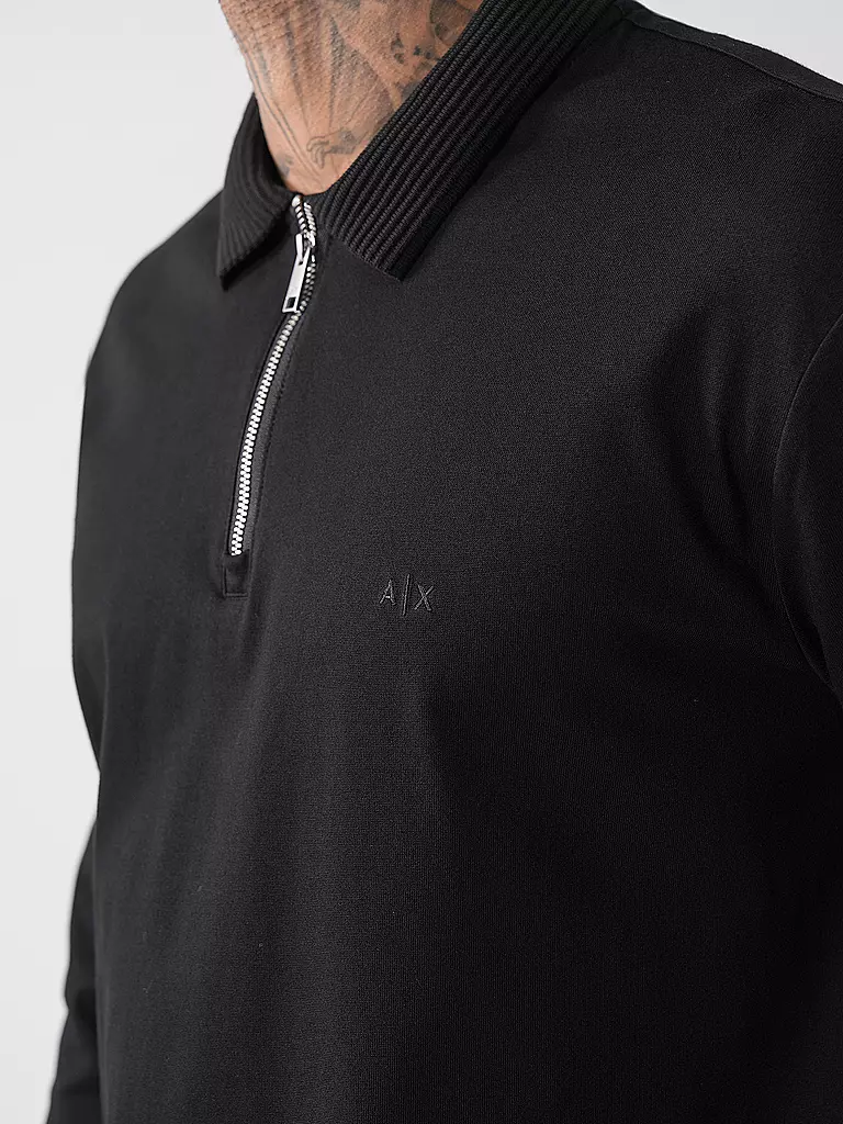 ARMANI EXCHANGE Poloshirt  schwarz
