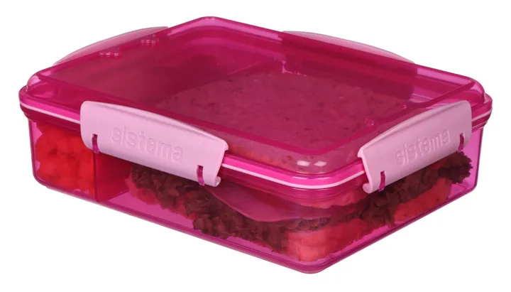 Sistema - Snack Attack Duo975ml - Pink