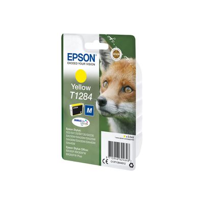 Epson T1284 Renard - jaune - cartouche d'encre originale
