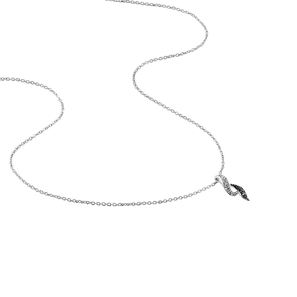 Collier Sylvie Argent Blanc Oxyde De Zirconium