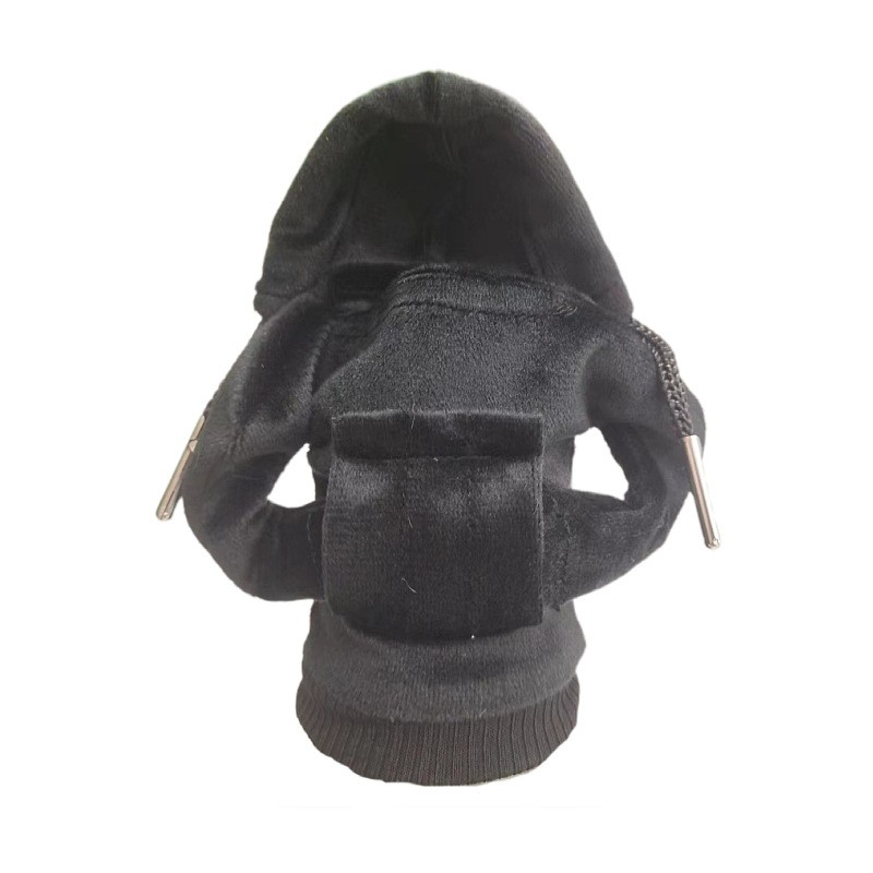Universal Auto Schaltknauf Abdeckung Schalthebel Hoodie Schutz Überzug - Schwarz