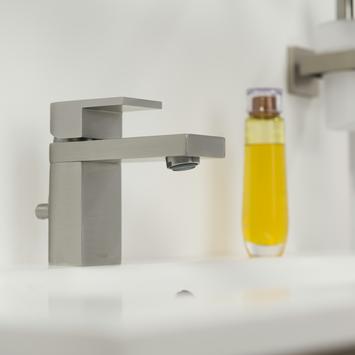 Tiger Items wastafelkraan inox met waste RVS